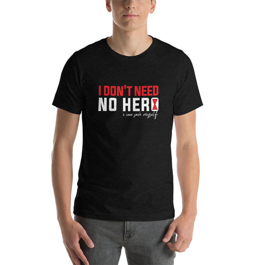 I Don't Need No Hero, Black Widow Tee